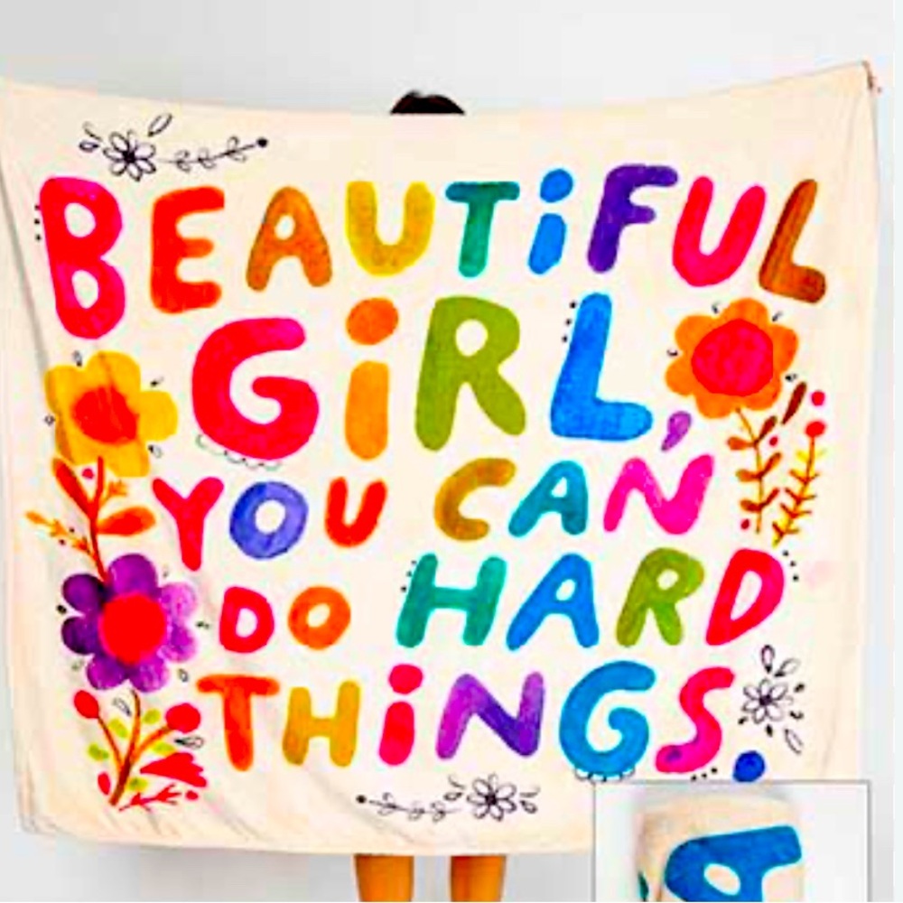 Natural Life throw blanket tapestry